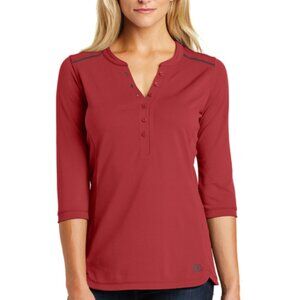 *NWT* OGIO Ladies Fuse Henley - Signal Red Size Large